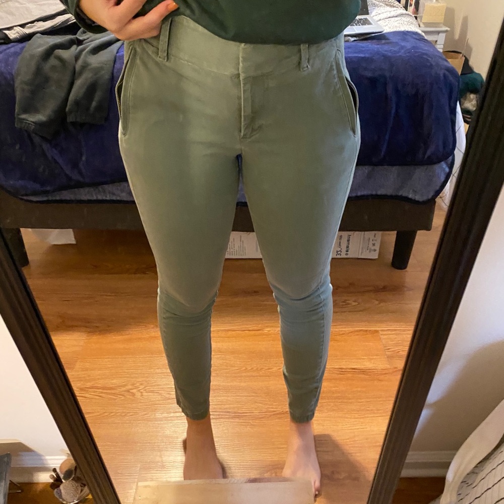 Green slacks